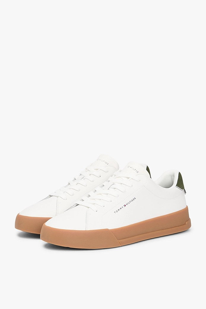 Tommy Hilfiger Contrast Sole Court Trainer 05367