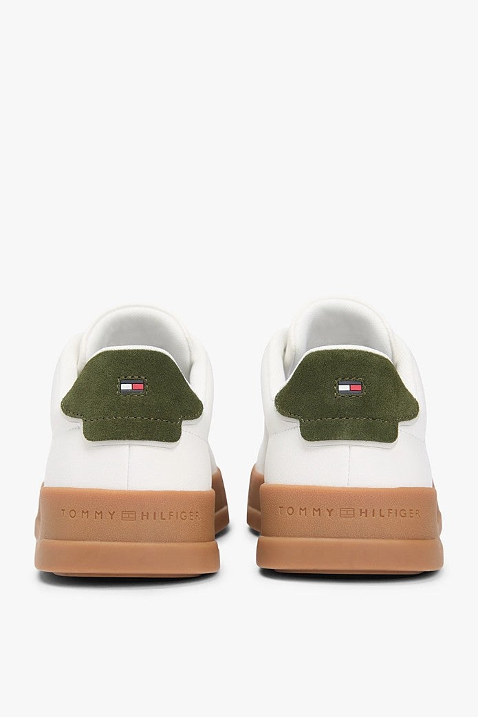 Tommy Hilfiger Contrast Sole Court Trainer 05367