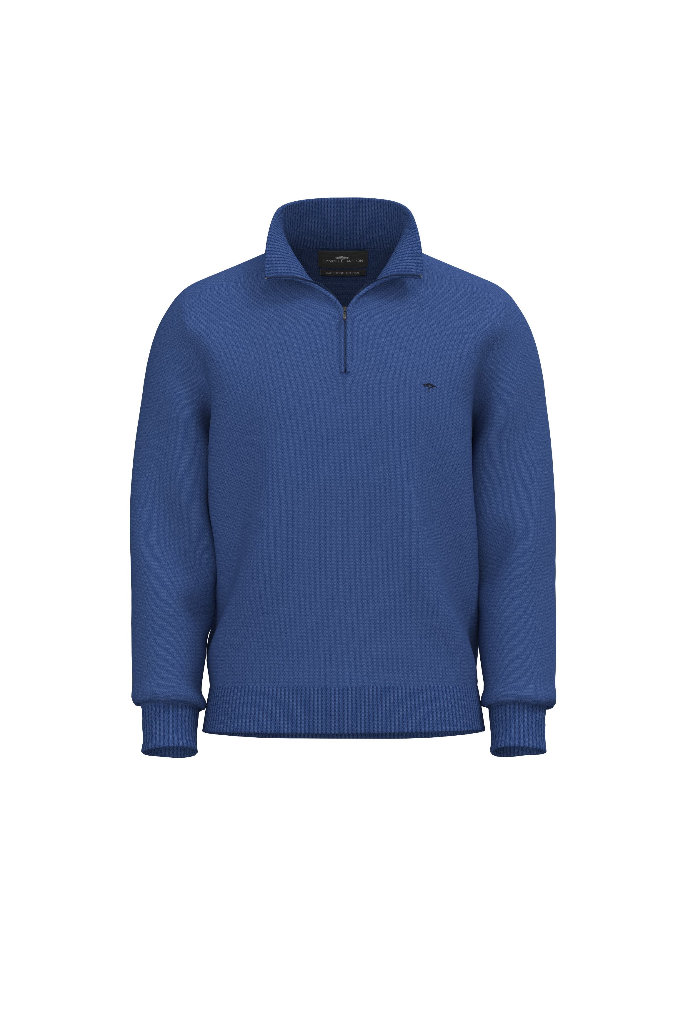 Fynch Hatton Troyer Supersoft 1/4 zip Knit Sweater