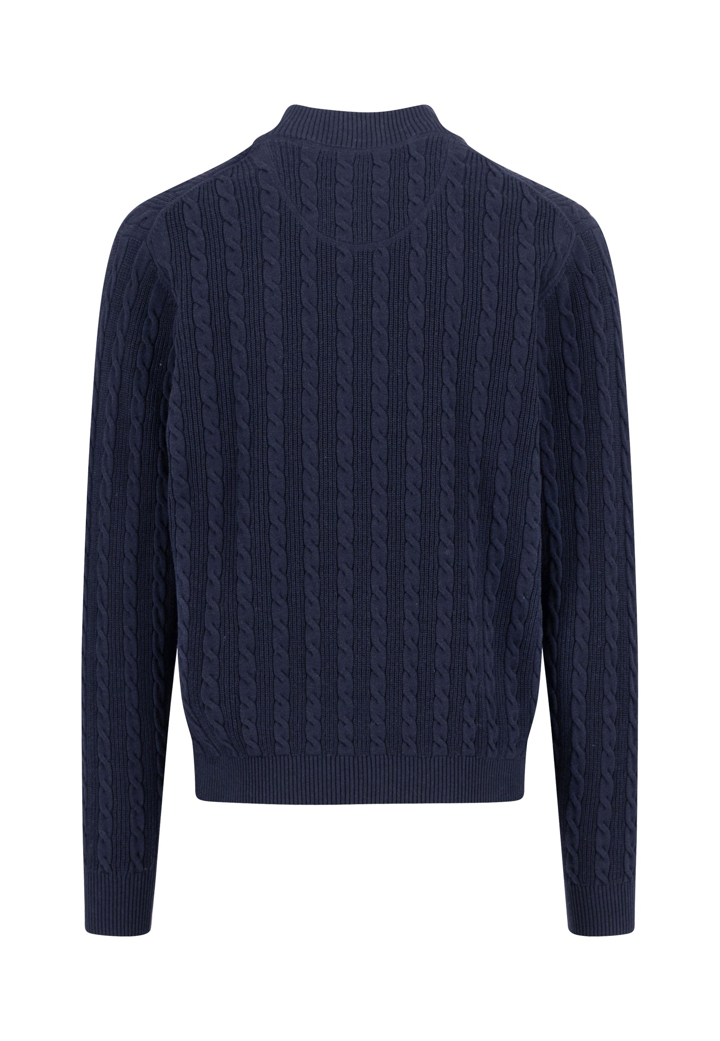 Fynch Hatton Cable 1/4 Zip Sweater 1512226