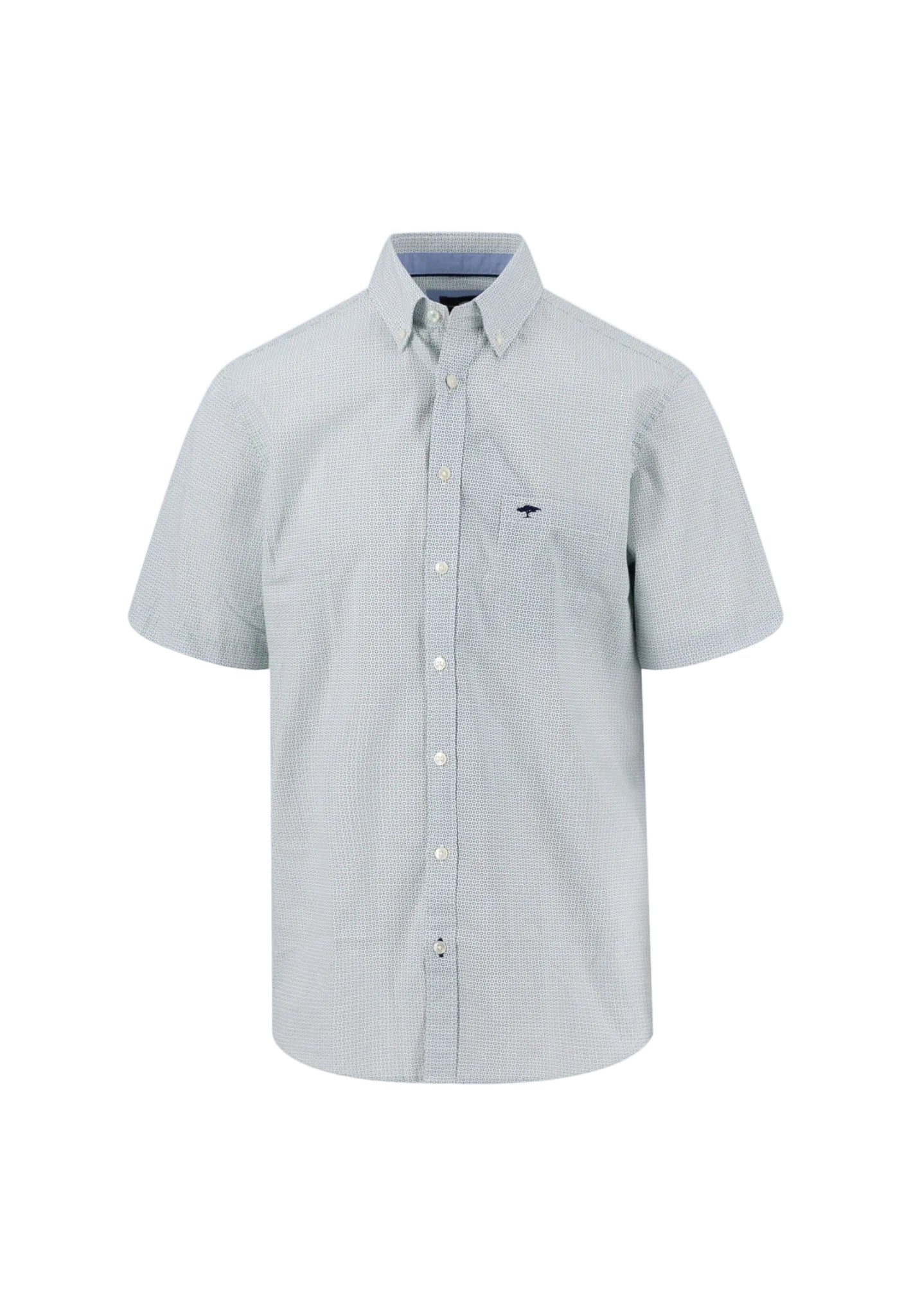 Fynch Hatton Printed Short Sleeve Shirt 16046131