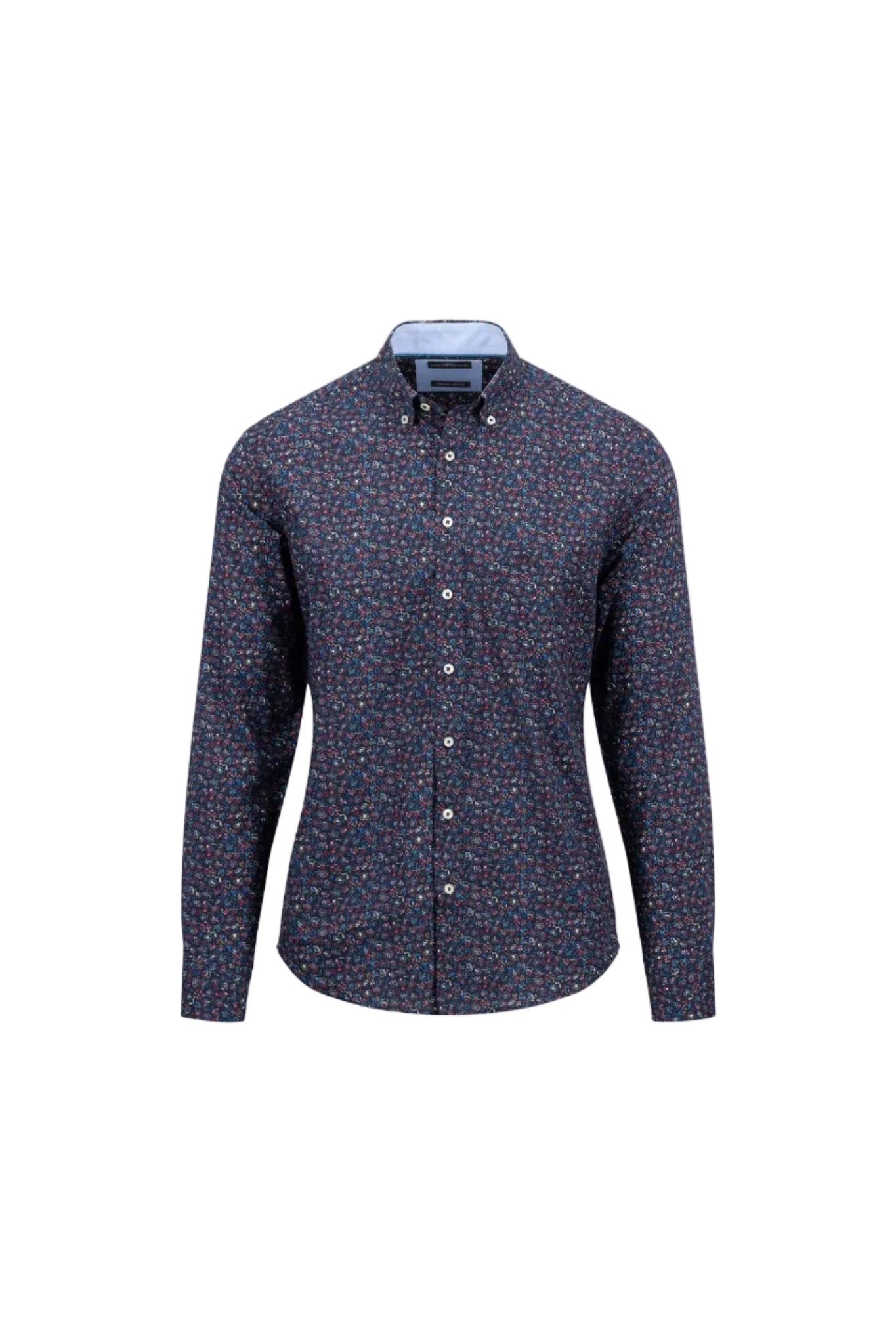 Fynch Hatton Floral Print Regular Fit Shirt 1408 5010