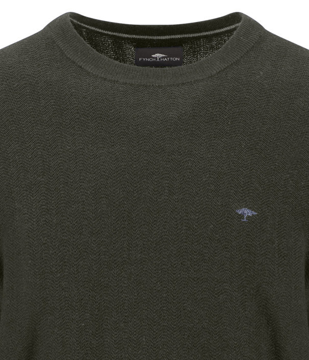 Fynch Hatton Crew Neck Wool Knit 1609724