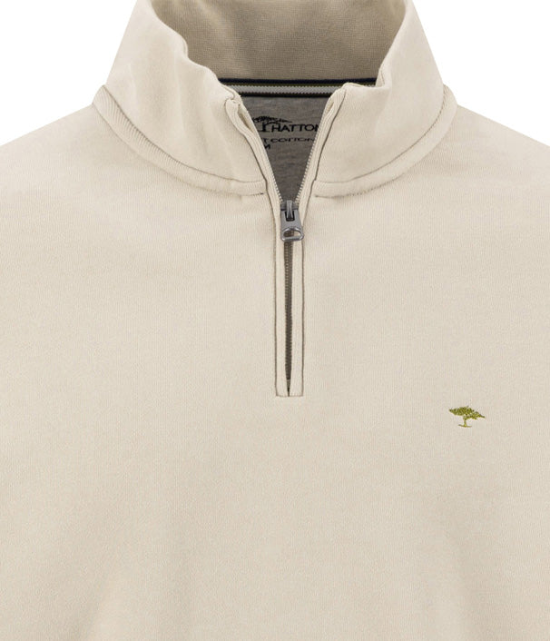 Fynch Hatton Troyer Quarter Zip Sweatshirt 16141351