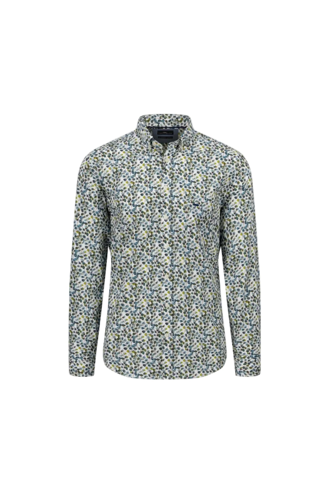 Fynch Hatton Floral Print Regular Fit Shirt 1408 6000