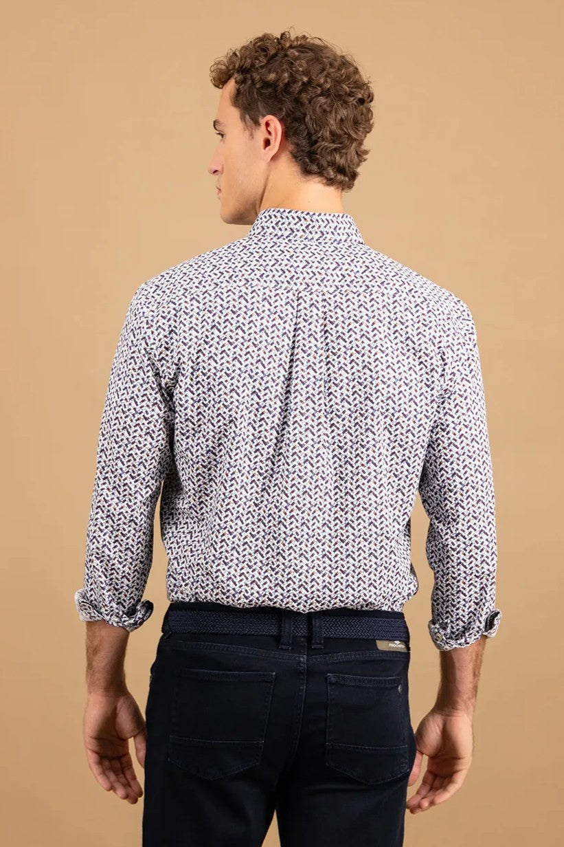 Fynch Hatton Button Down Print Shirt 15098930