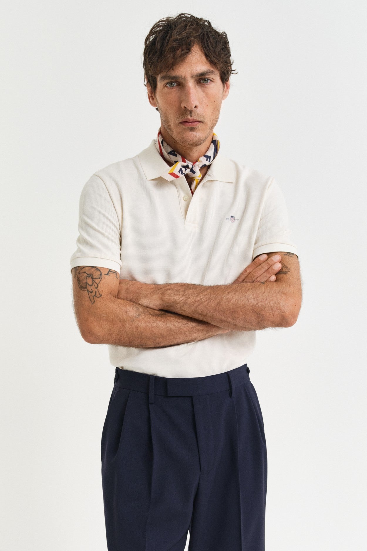 Gant Textured Polo Shirt 2014025 cr