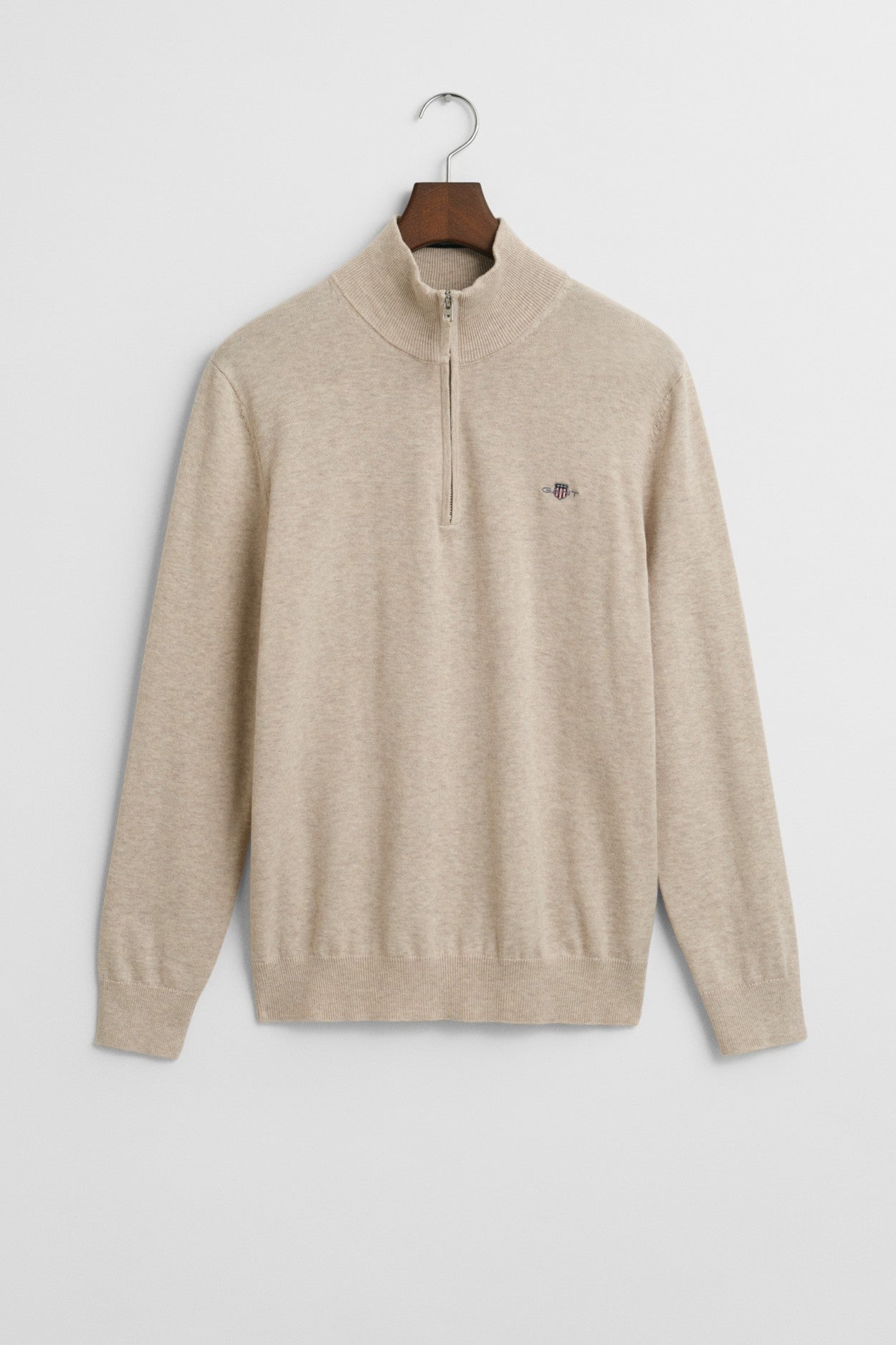 Gant Classic Cotton Half-Zip Sweater