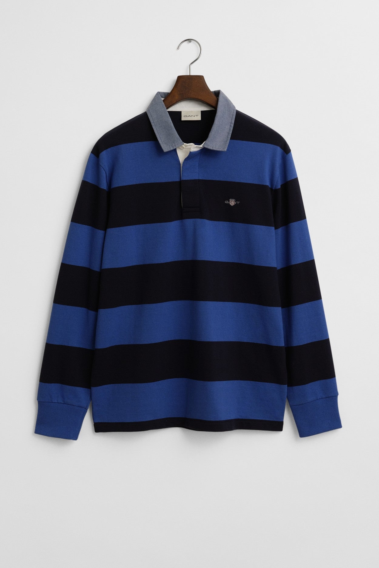 Gant Striped Chambray Heavy Rugby Top 2004083