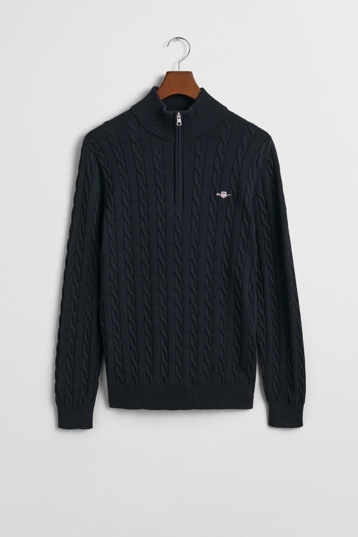 Gant Cotton Cable Half Zip Jumper 8050603