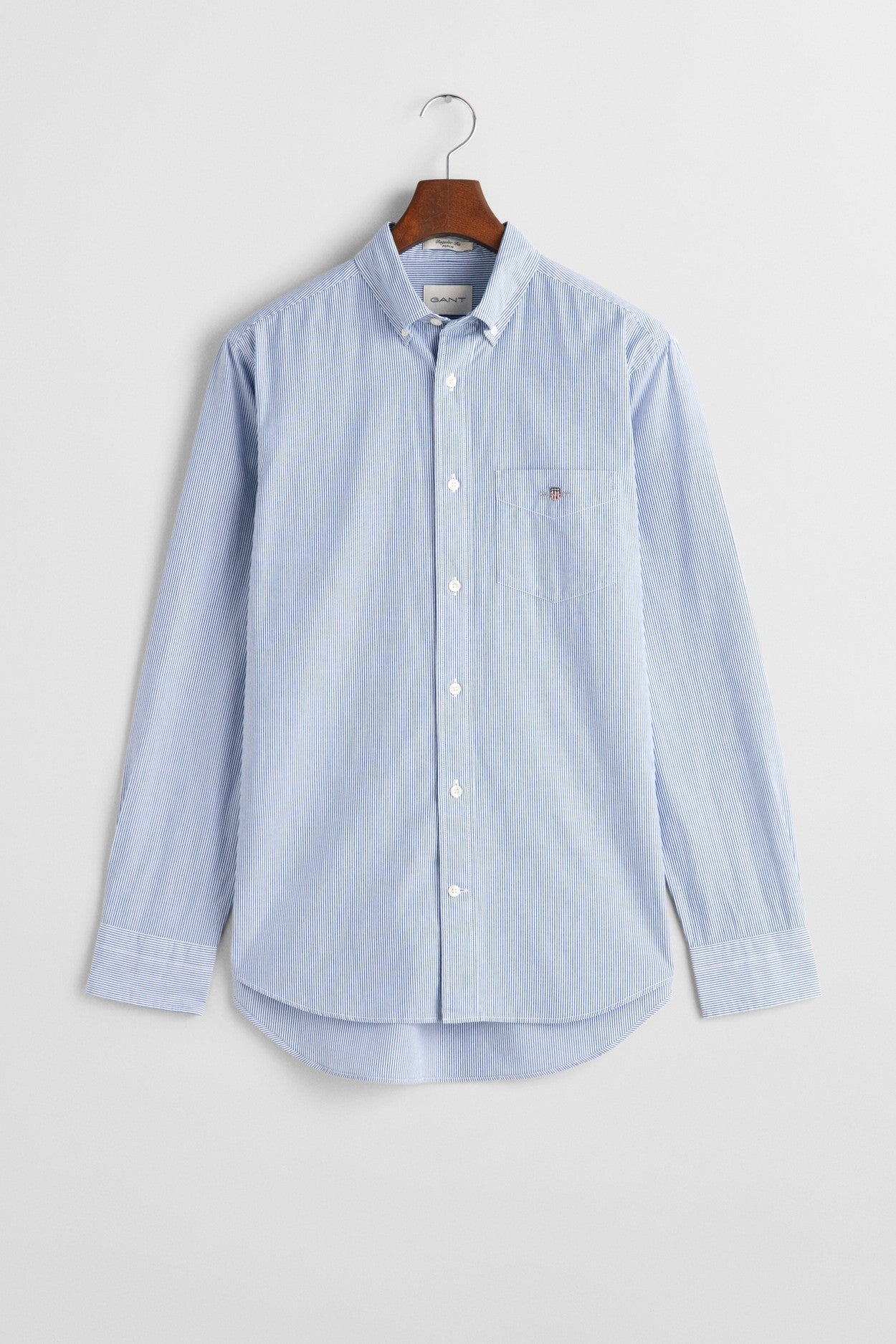 Gant Regular Fit Poplin Banker Stripe Shirt 3000140