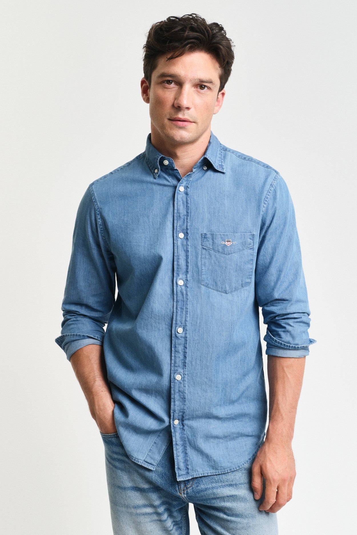 Gant Regular Fit Indigo Shirt 3000400