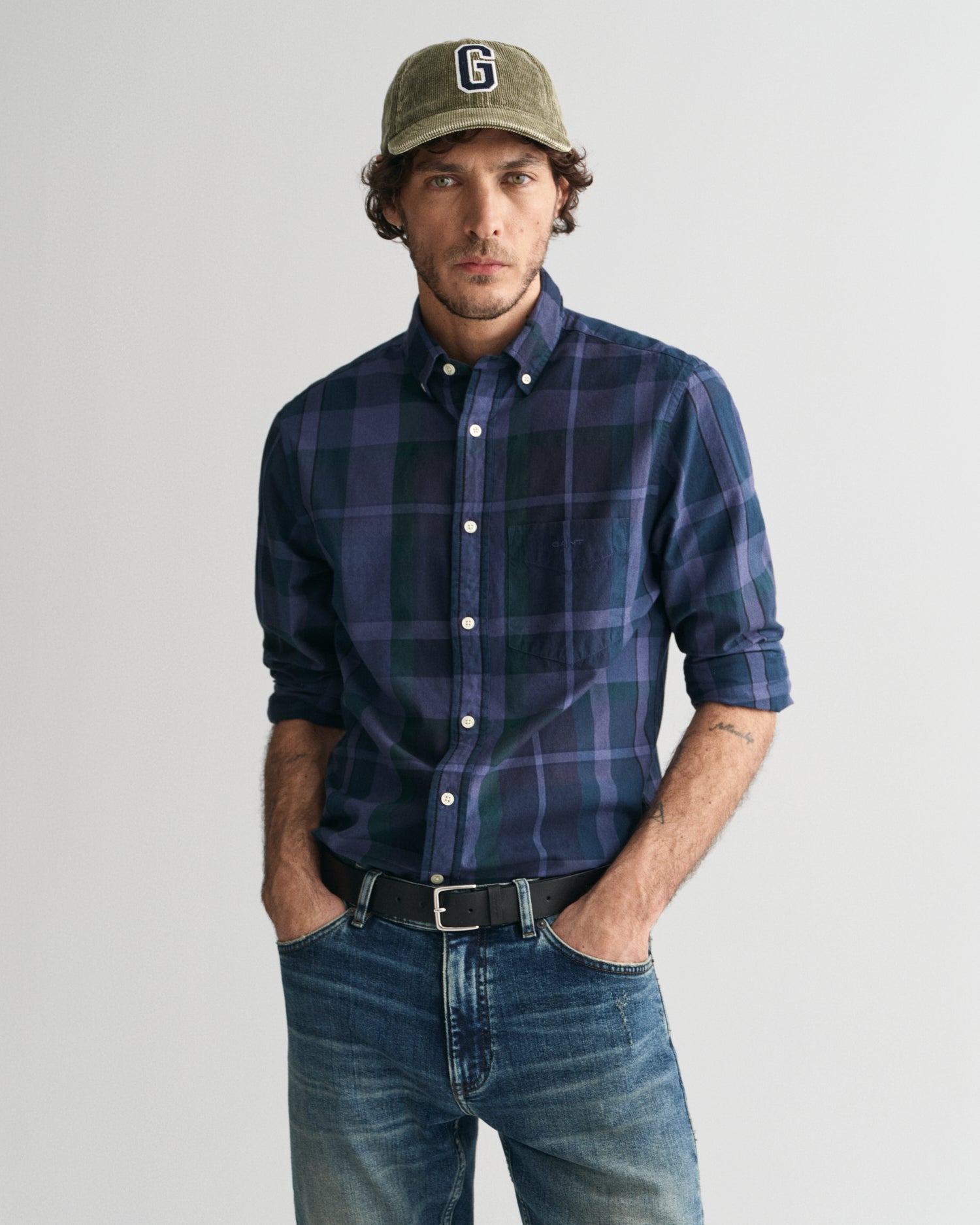 Gant Regular Fit Dyed Check Shirt 3240178