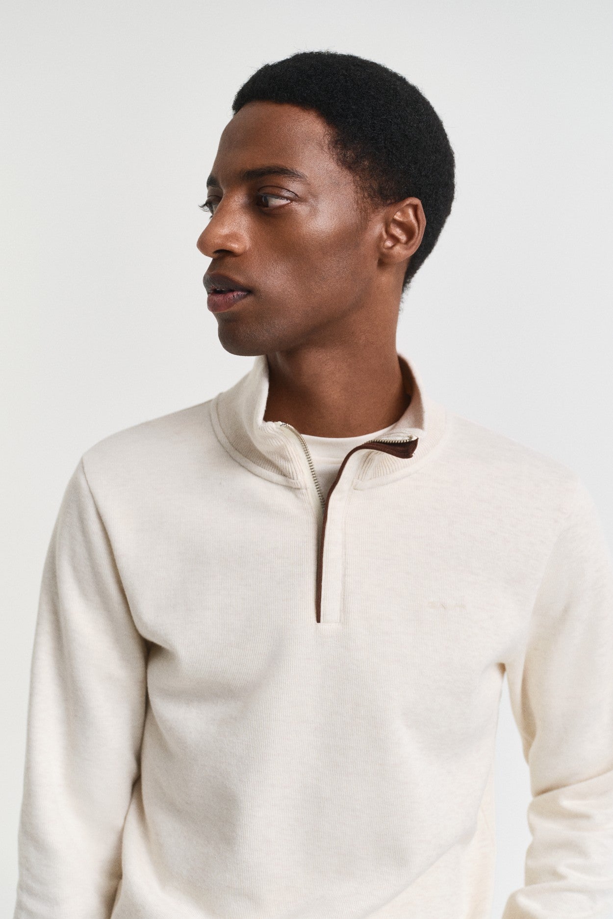 Gant Sacker Rib Half Zip Sweater 2068028