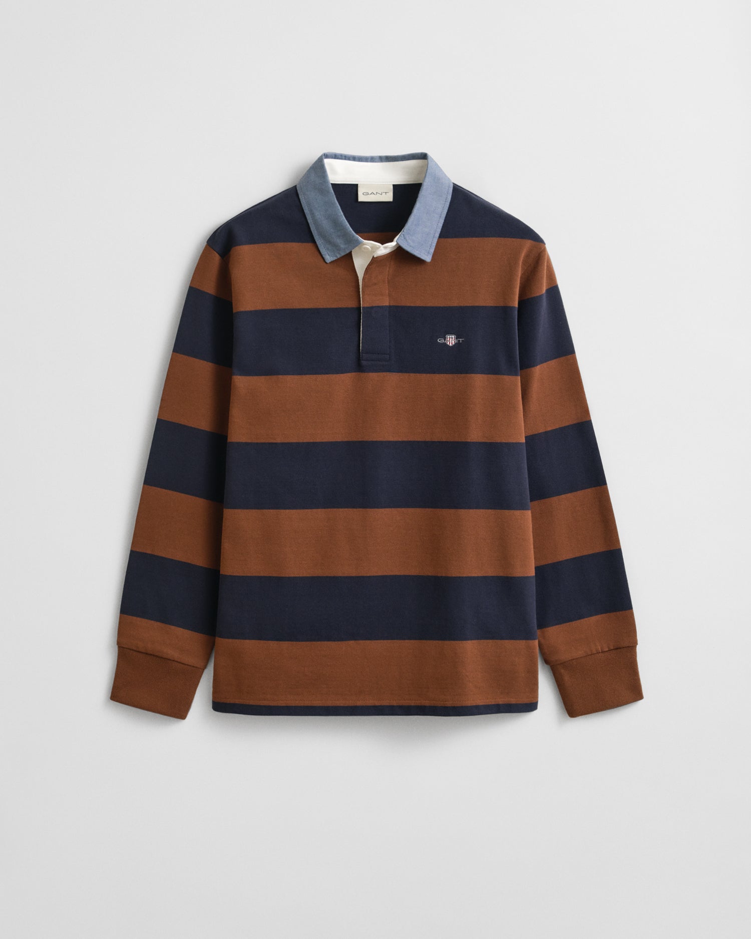 Gant Chambray Collar Striped Heavy Rugger 2004083
