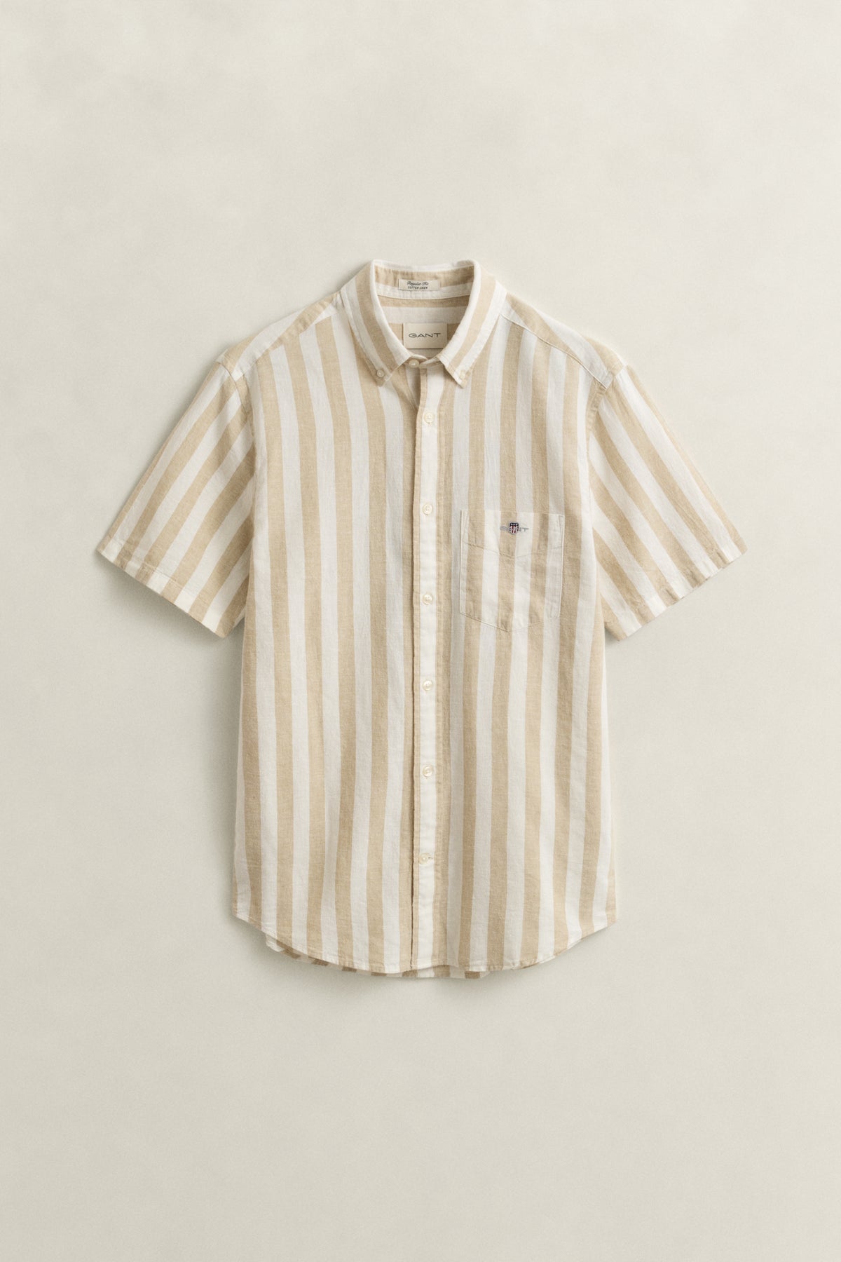 Gant Cotton Linen Short Sleeve Shirt 3260020