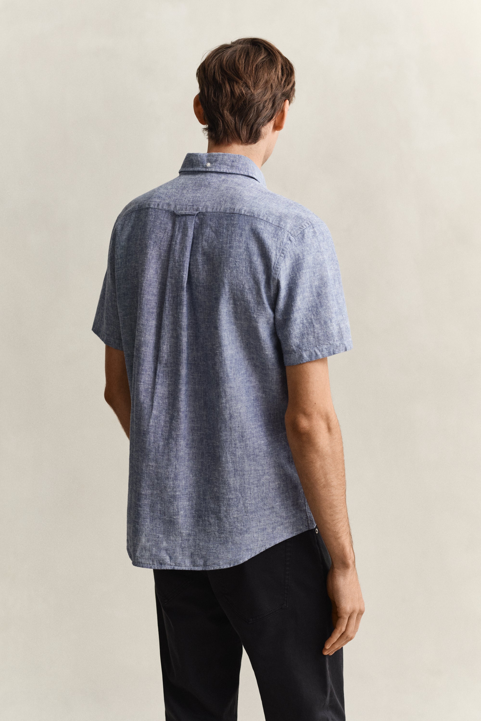 Gant Cotton Linen Short Sleeve Shirt 3250083