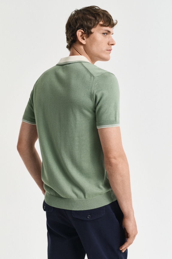 Gant Modal Blend Short Sleeve Polo Shirt