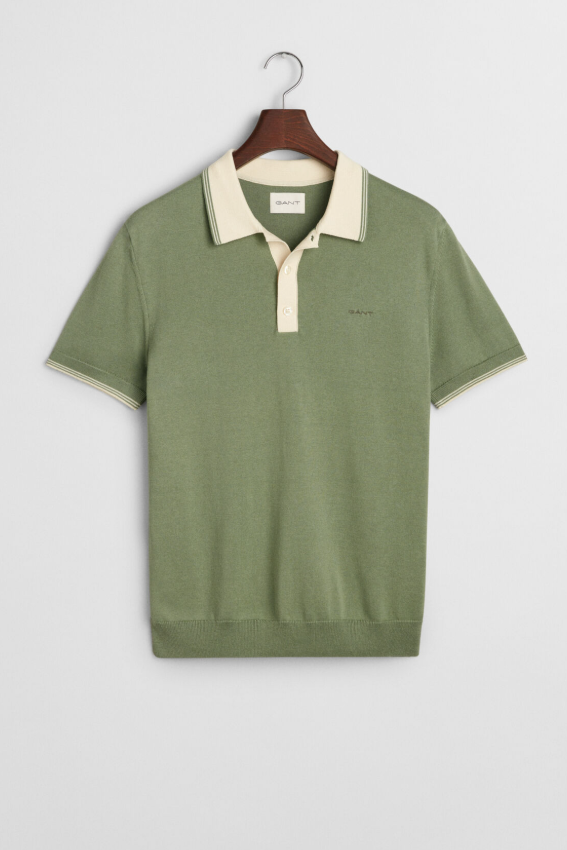 Gant Modal Blend Short Sleeve Polo Shirt