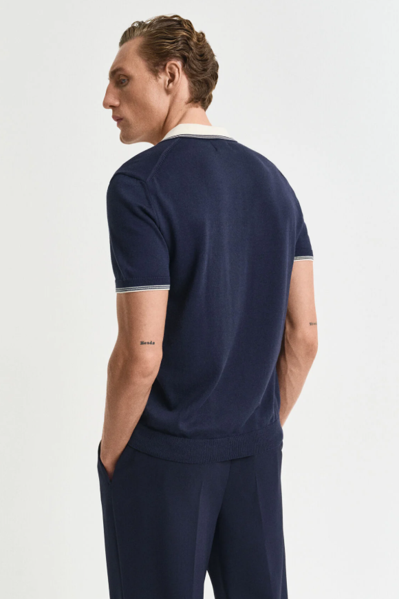 Gant Modal Blend Short Sleeve Polo Shirt