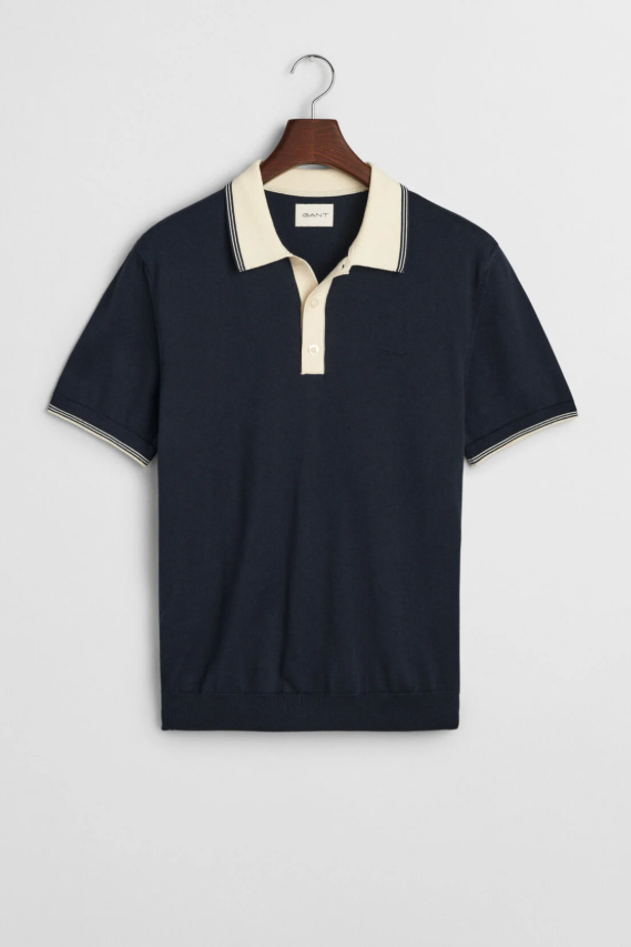 Gant Modal Blend Short Sleeve Polo Shirt