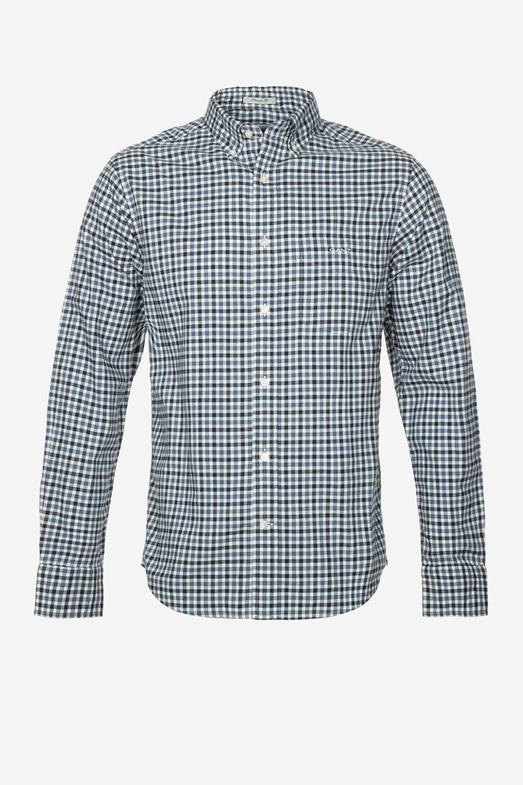 Checkered shirt on a white background