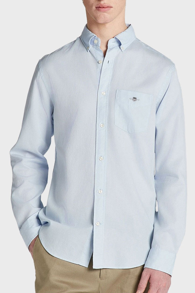Gant Regular Fit Honeycomb Texture Shirt 455