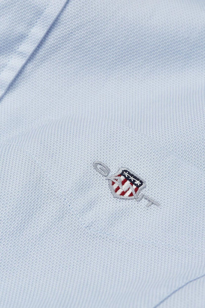 Gant Regular Fit Honeycomb Texture Shirt 455