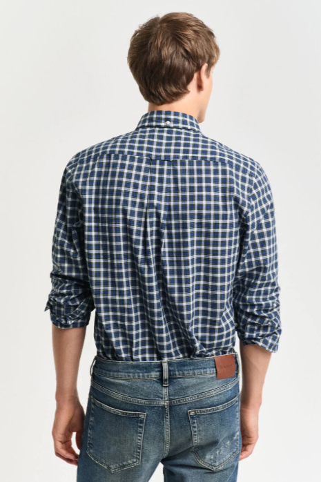 Gant Regular Fit Classic Tartan Poplin Shirt