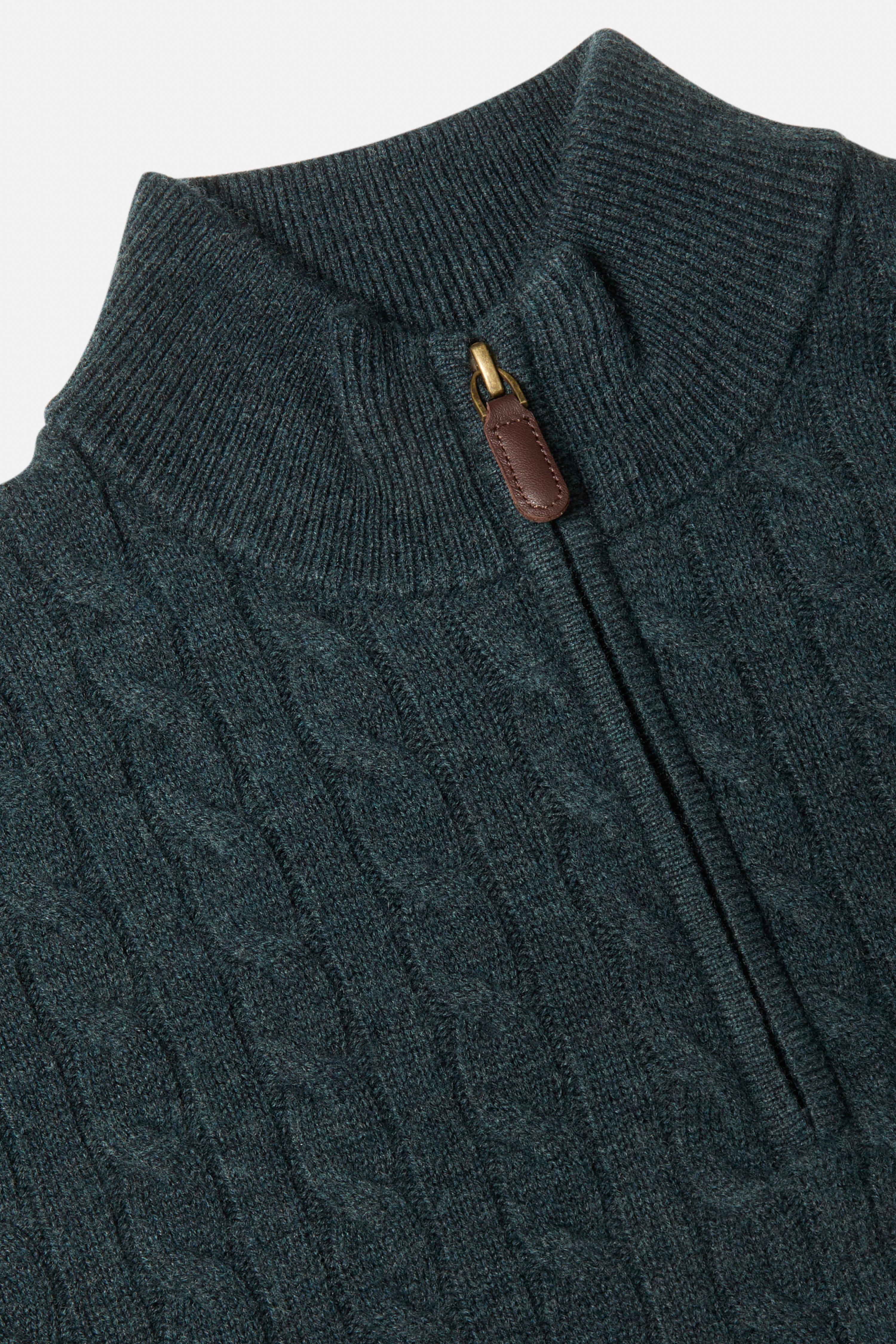 Benetti Grant Quarter Zip Cable Knit
