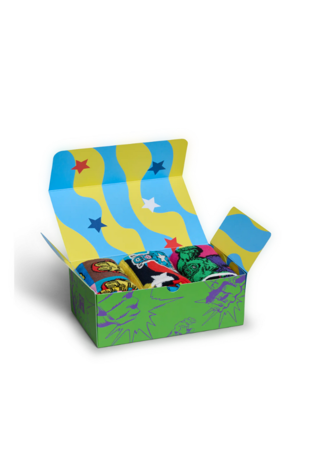 Happy Socks 3 Pack Marvel Avengers Gift Set