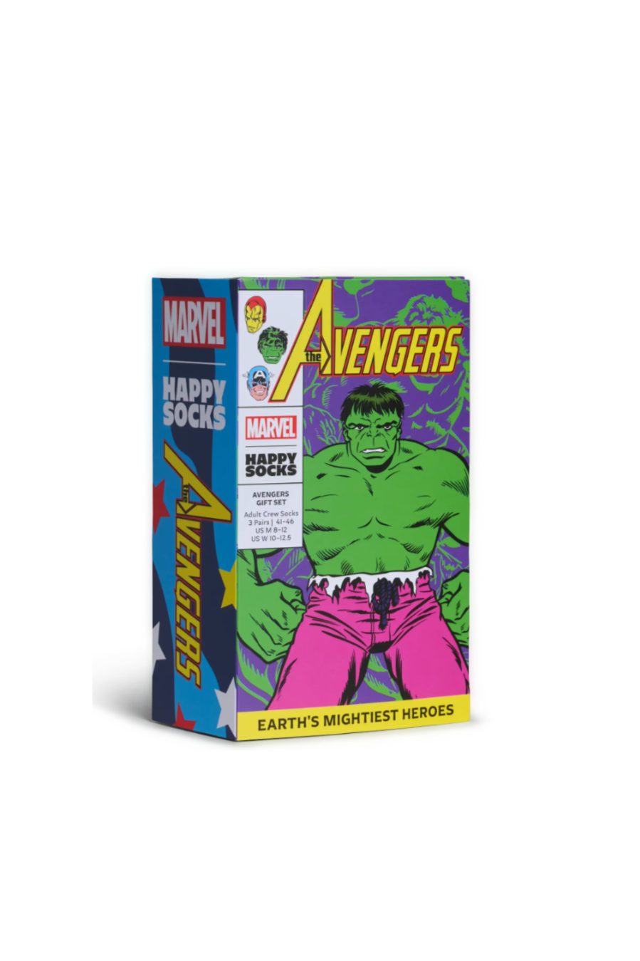 Happy Socks 3 Pack Marvel Avengers Gift Set