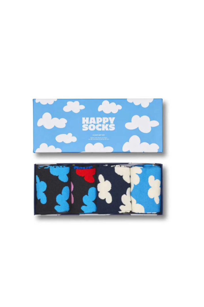 Happy Socks 4 Pack Cloudy Gift Set