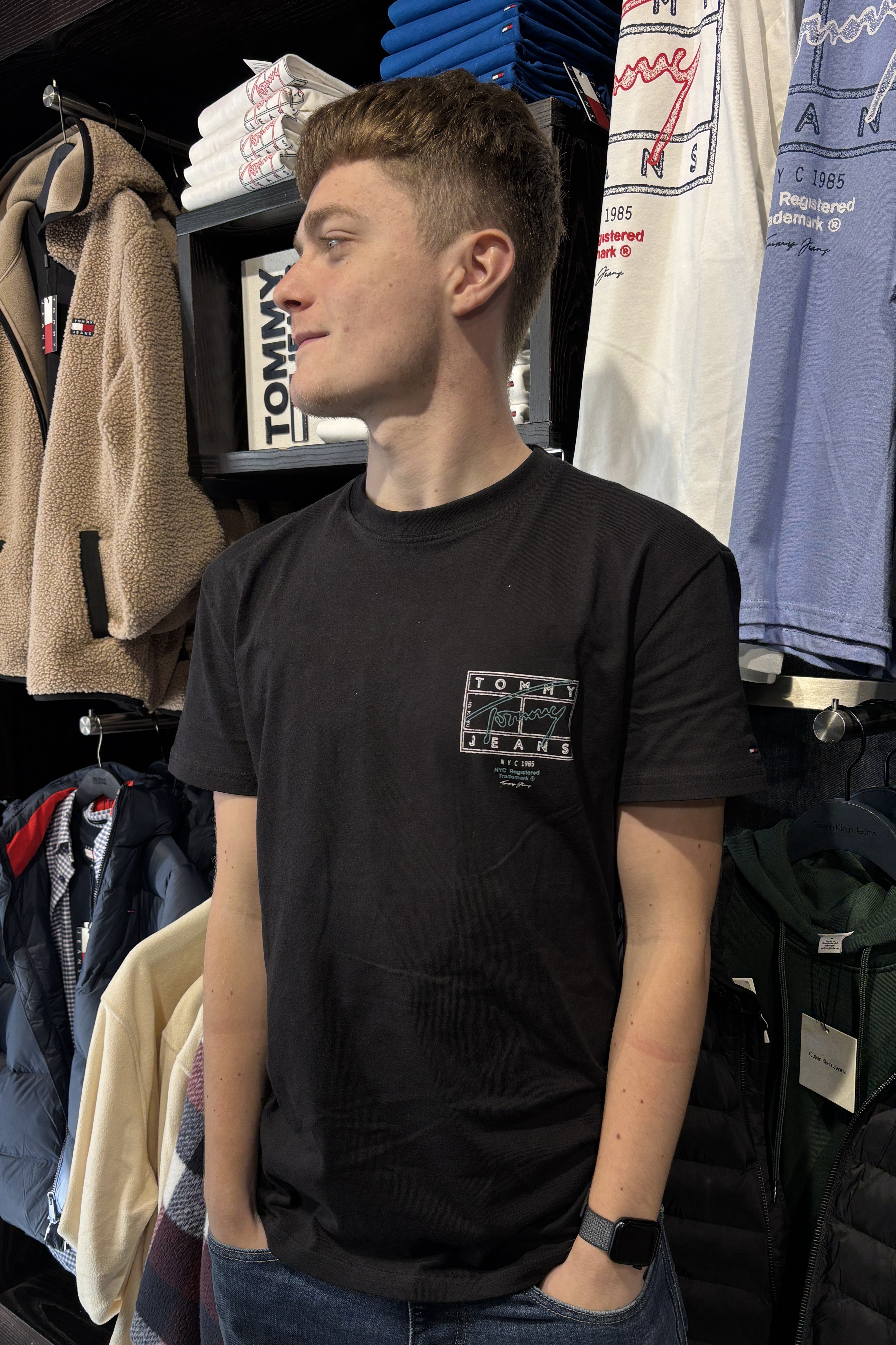 Tommy Jeans Regular Sign Spray T-Shirt 22319