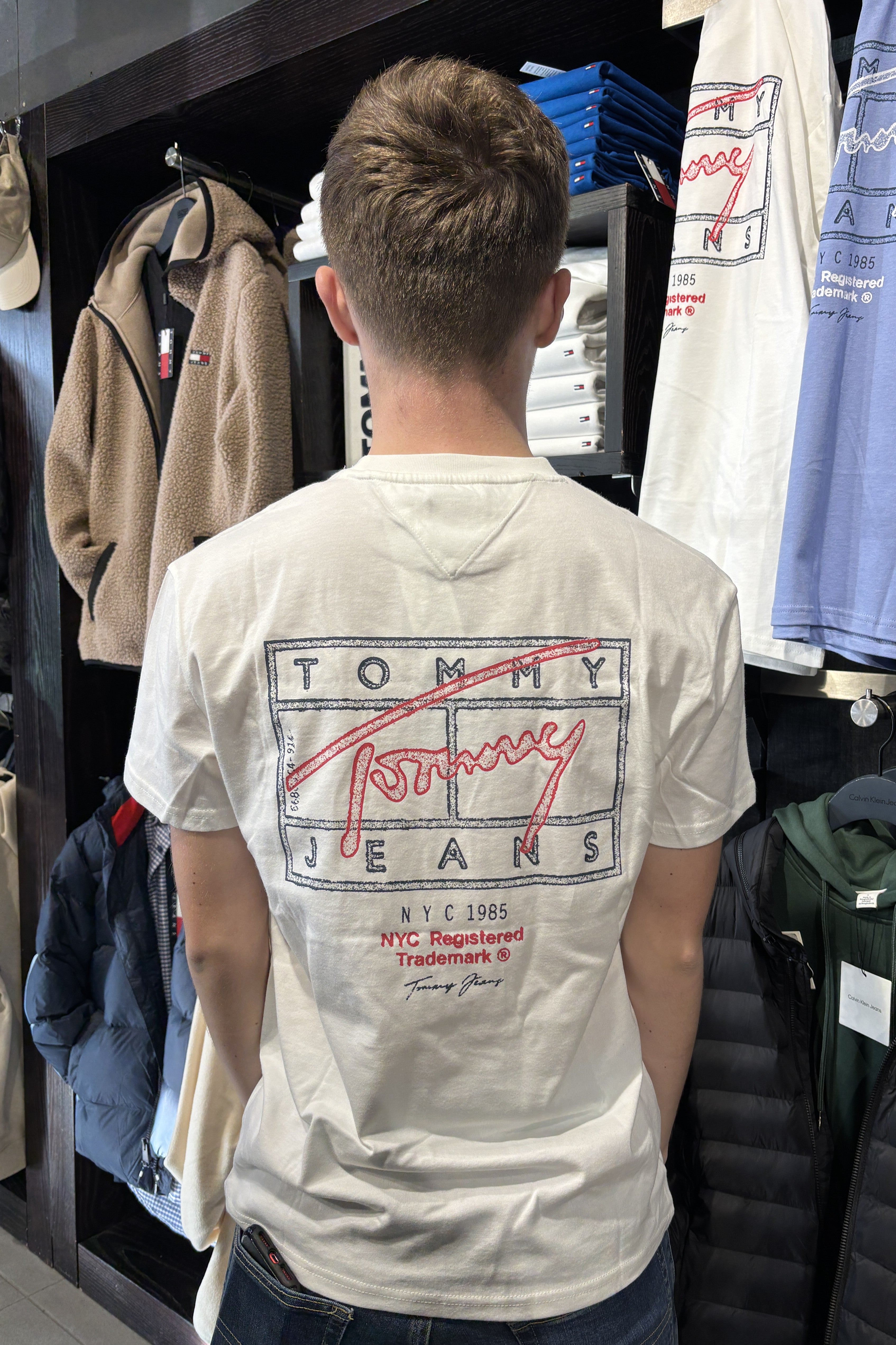 Tommy Jeans Regular Sign Spray T-Shirt 22319