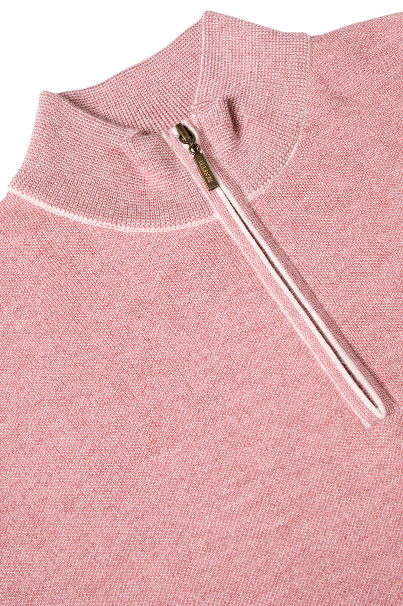 Benetti Julius Textured Quarter Zip Knit