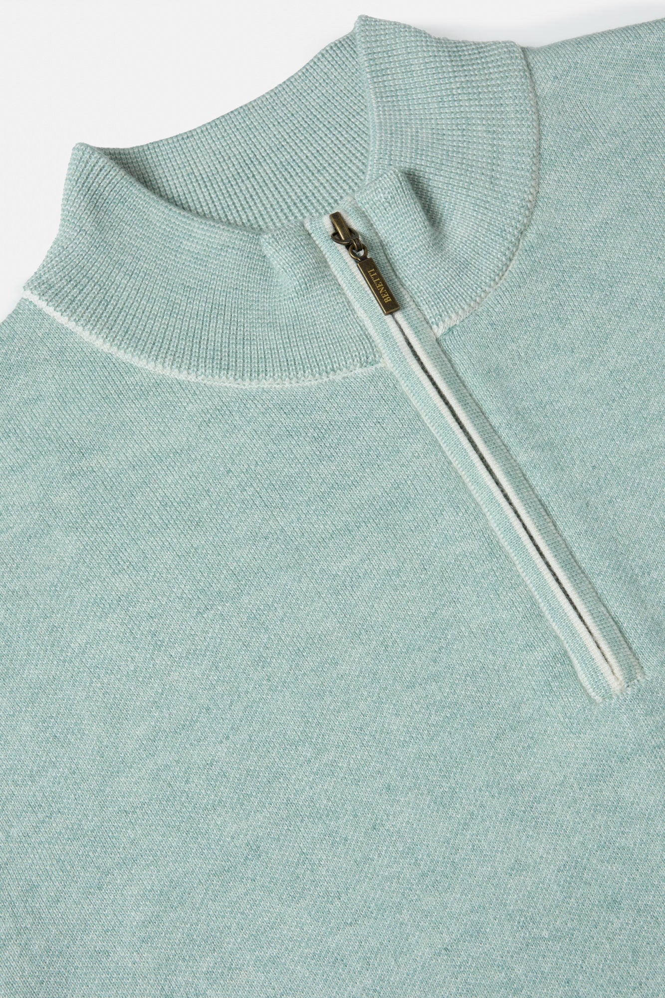 Benetti Julius Textured Quarter Zip Knit