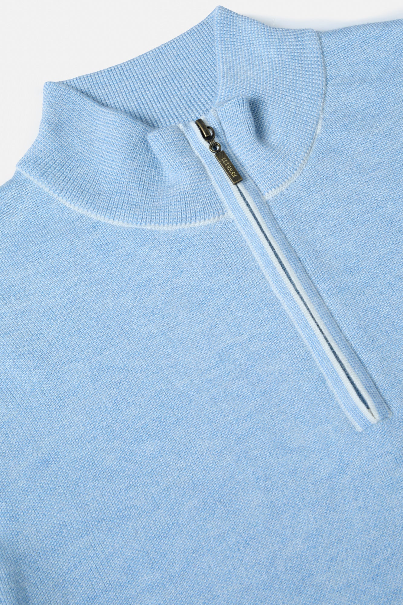 Benetti Julius Textured Quarter Zip Knit