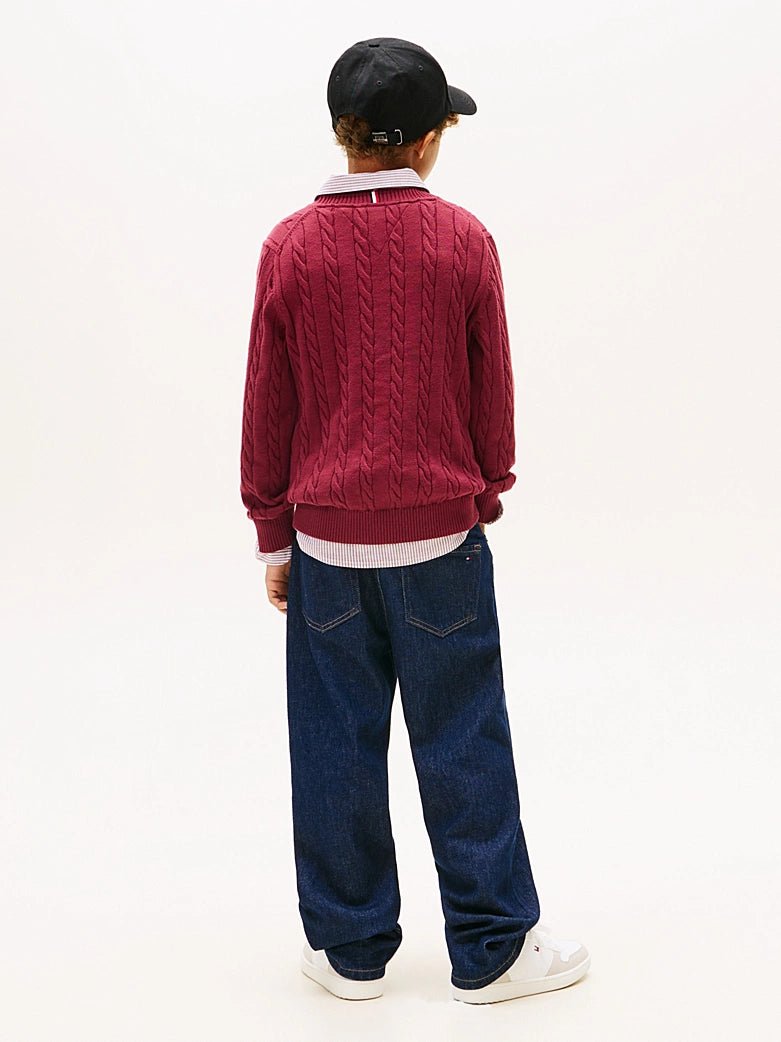 Tommy Hilfiger Kids Cable Knit Jumper