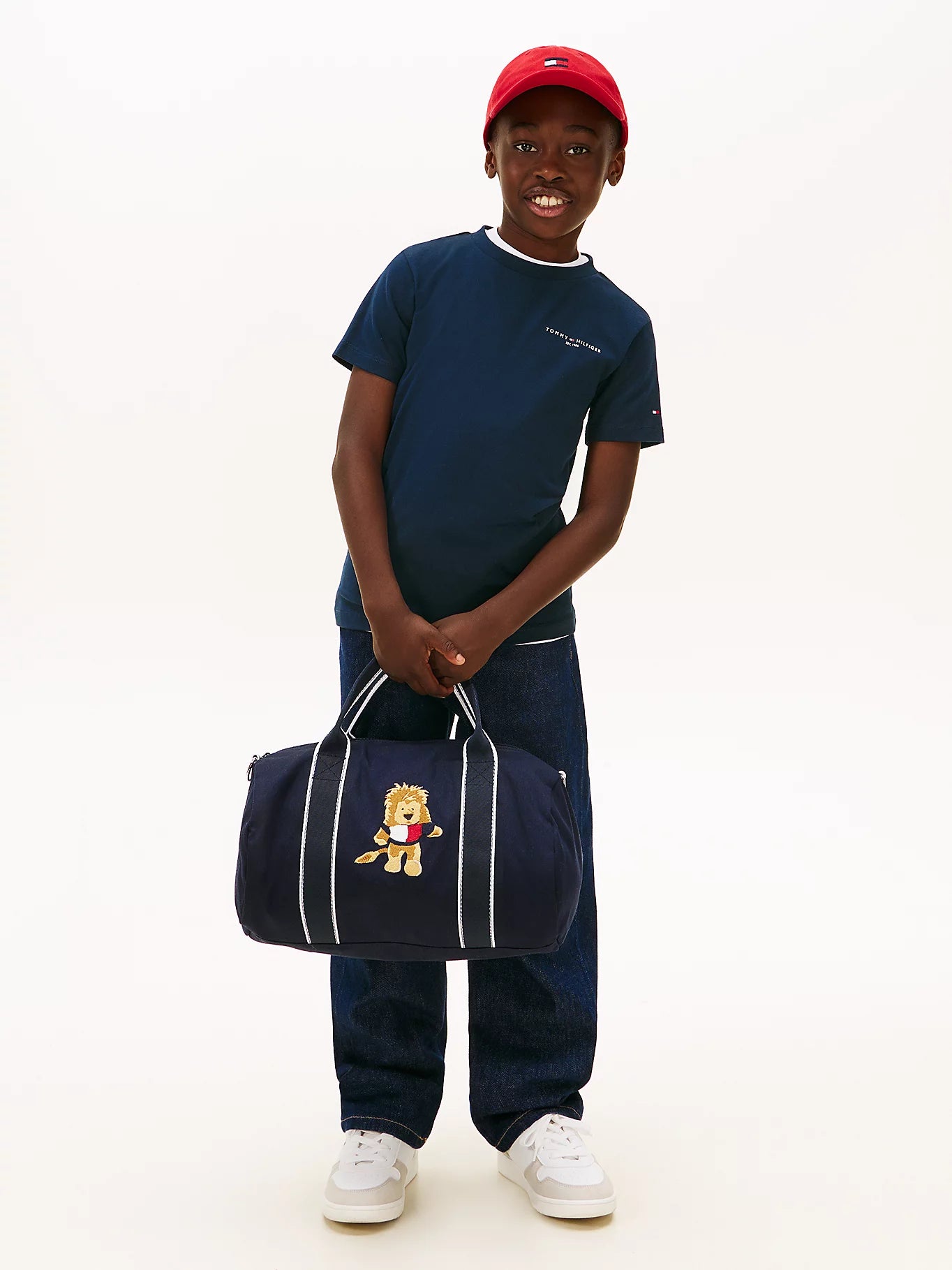 Tommy Hilfiger Kids Linear Crew Neck T-Shirt