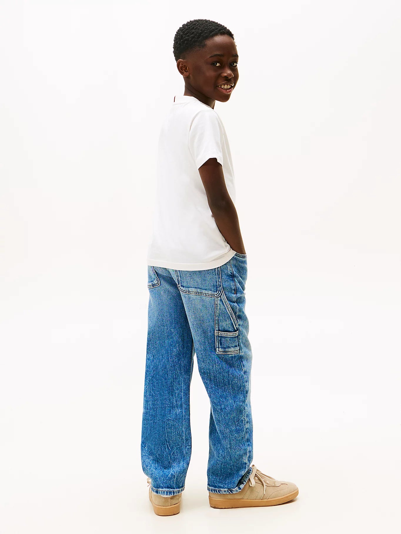 Tommy Hilfiger Kids Linear Crew Neck T-Shirt