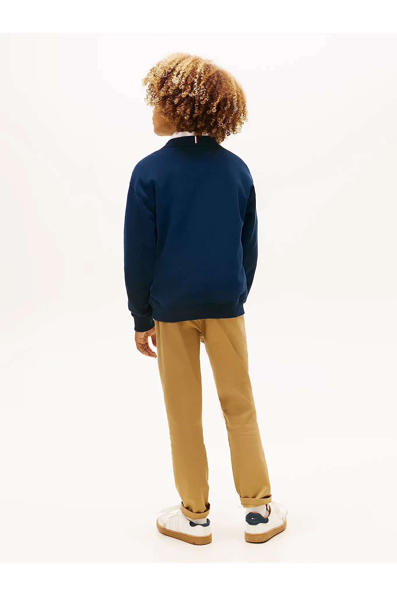 Tommy Hilfiger Kids Linear Brushed Fleece Sweatshirt