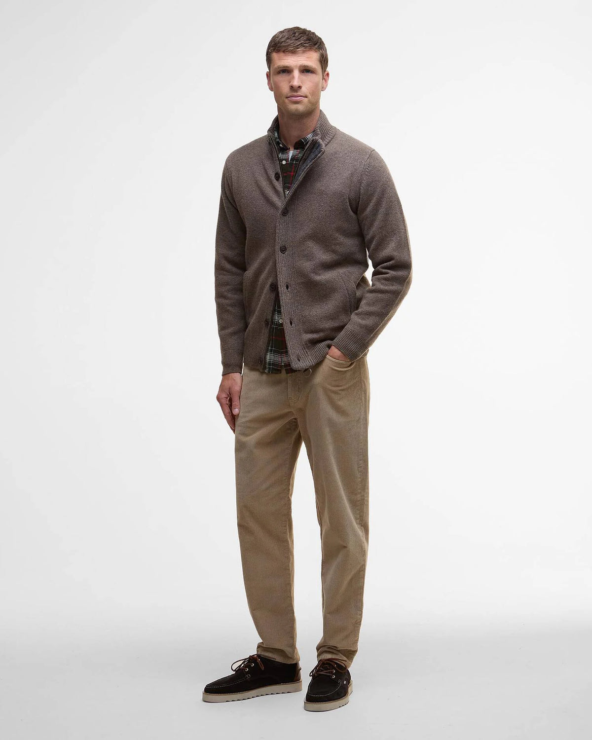 Barbour Essential Elbow Patch Cardigan MKN0731