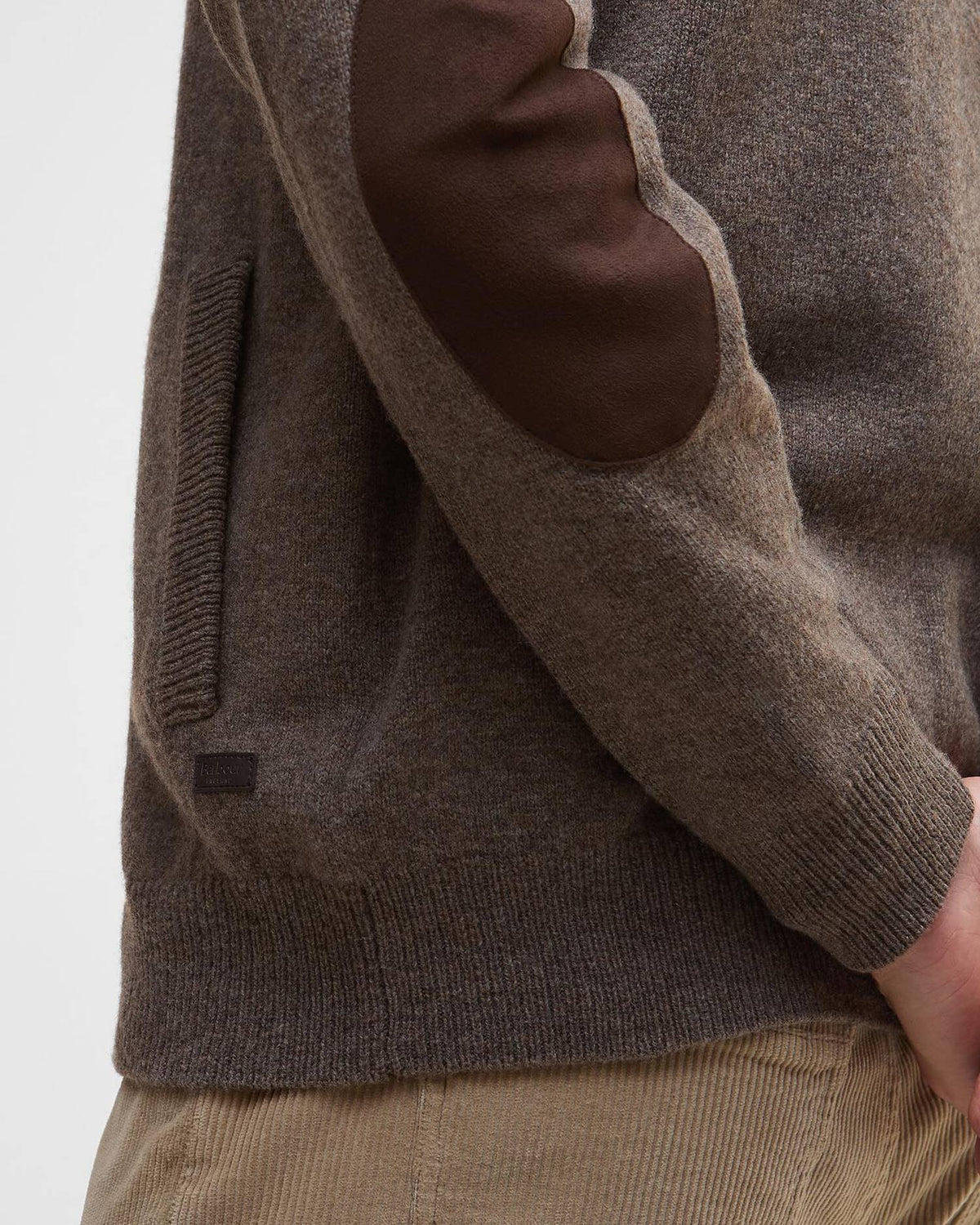 Barbour Essential Elbow Patch Cardigan MKN0731