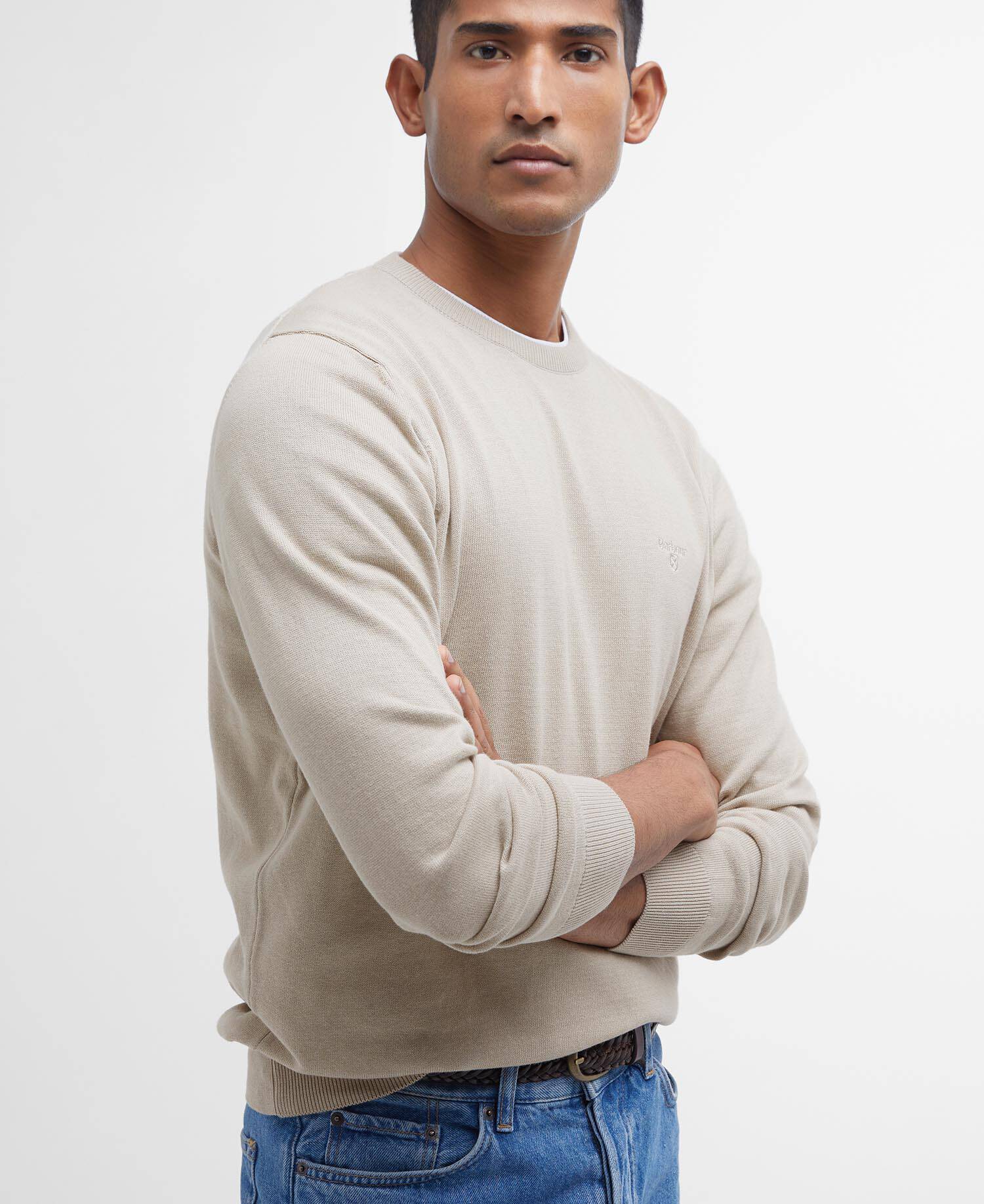 Barbour Pima Cotton Crew Neck Knit MKN0932
