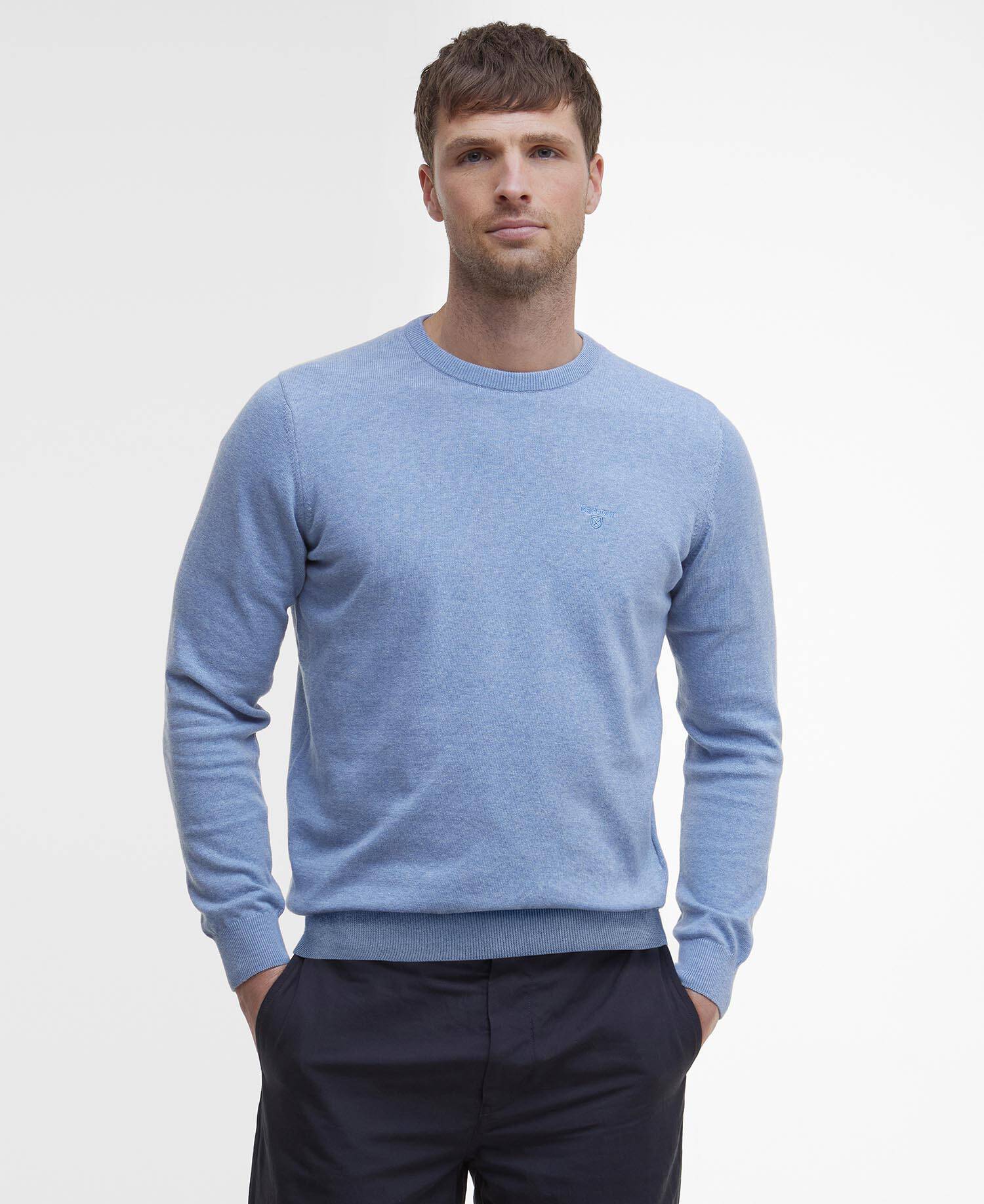 Barbour Pima Cotton Crew Neck Knit MKN0932