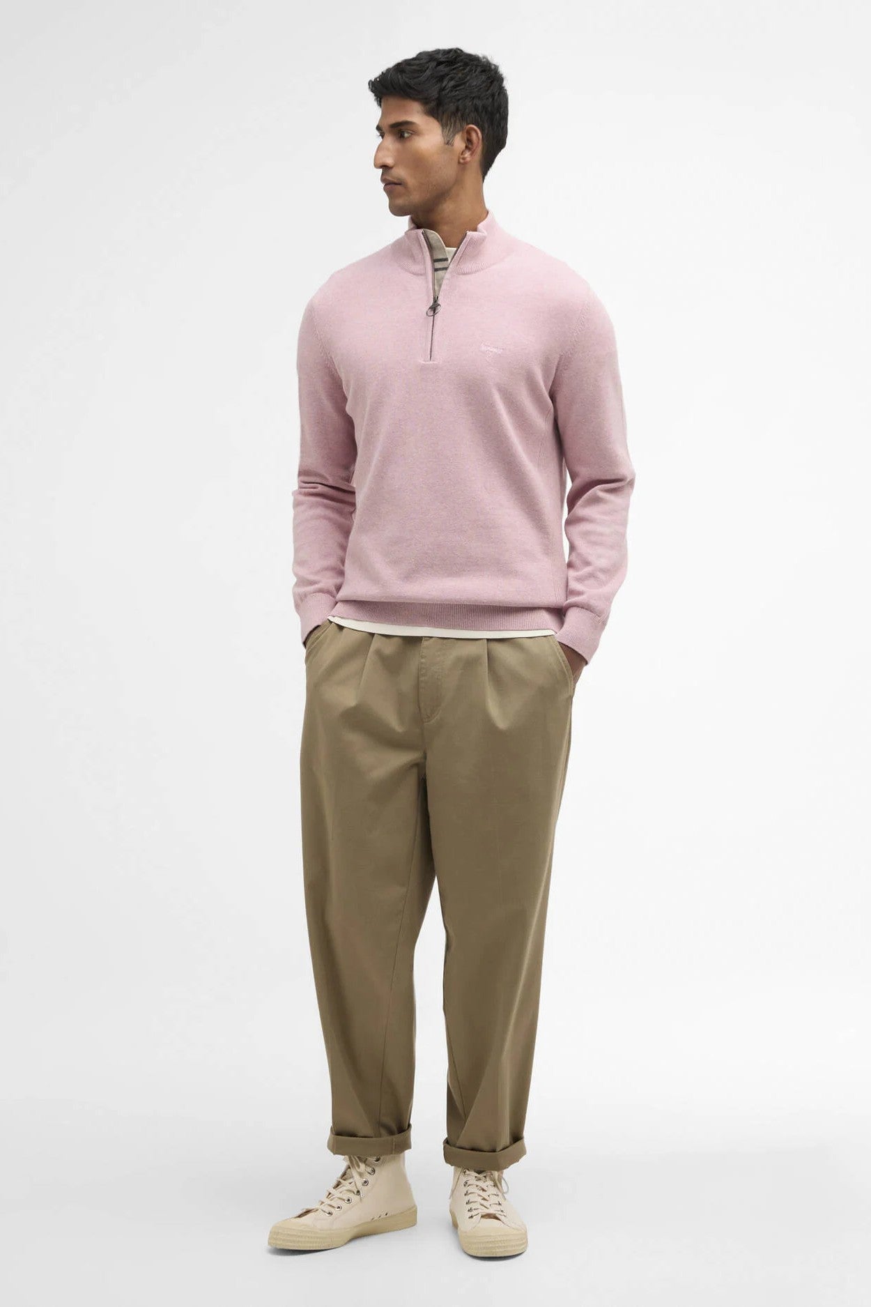 Barbour Cotton Half-Zip Jumper MKN1074