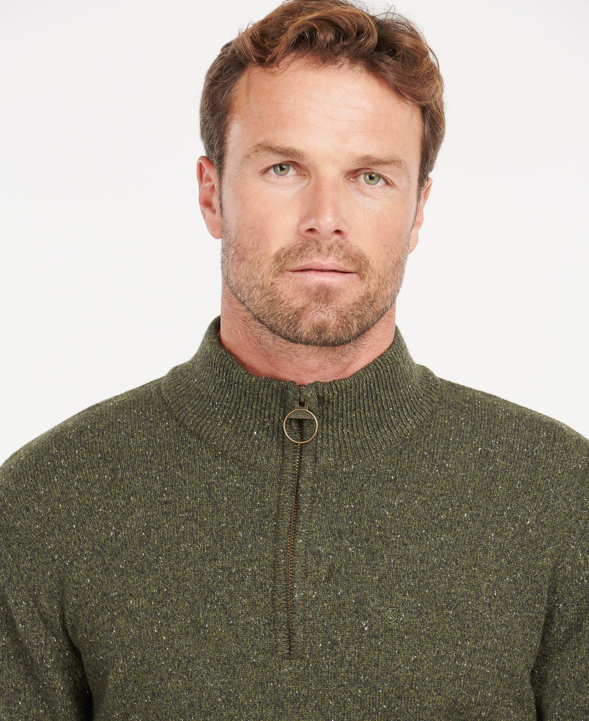 Barbour Tisbury Wool Mix 1/4 Zip Knit MKN1187