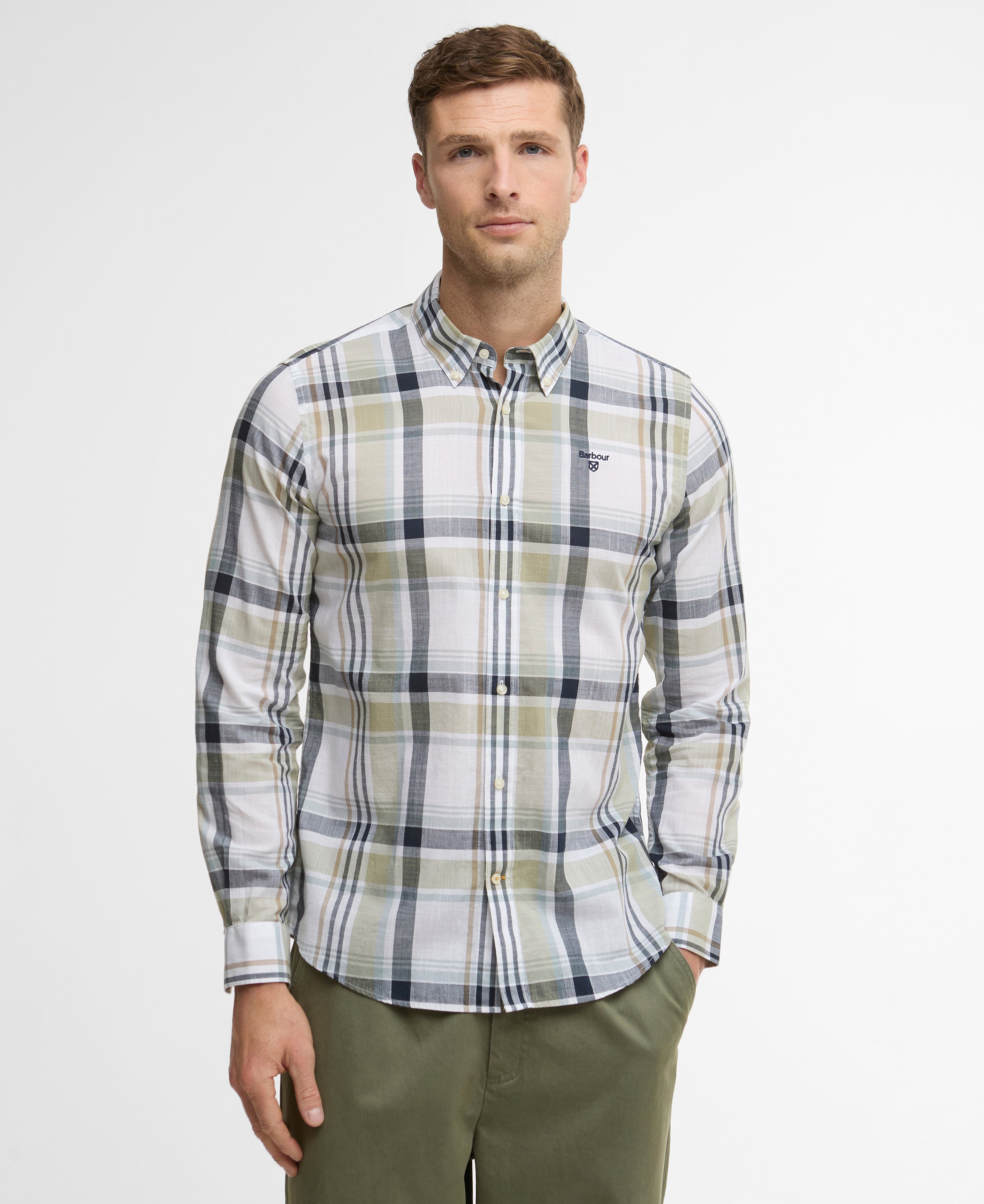 Barbour Kidd Tailored Fit Tartan Shirt MSH5295