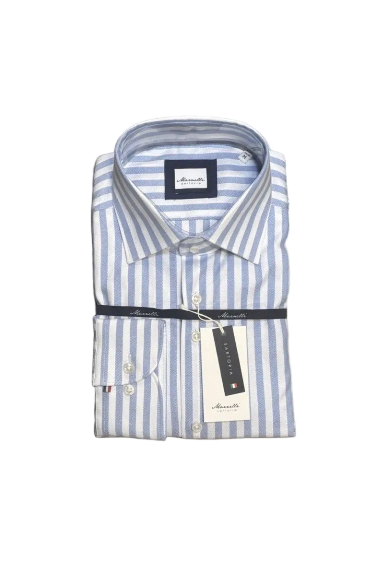 Marnelli Joe Regular Fit Bar Stripe Shirt G04